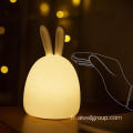 Nouveau style mignon 7 couleurs Silicone USB lampe